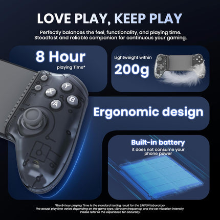 Wireless Mobile Gaming Controller for Android, iPhone, Switch, Steam - Play Cons