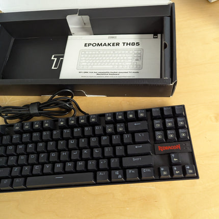 Redragon K552 Mechanical Gaming Keyboard 60% Compact 87 Key Kumara Wired Cherry