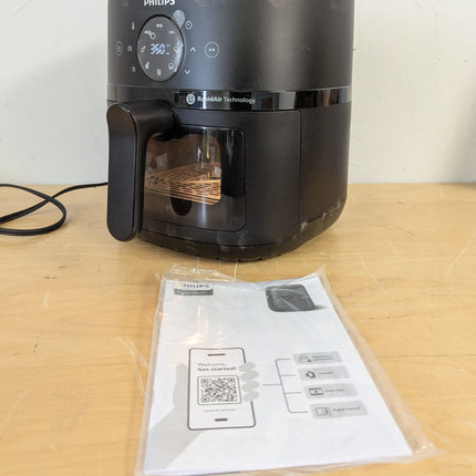 Philips 2000 Series Air Fryer with Window, 6.2L Capacity, 13 Cooking Functions & RapidAir Technology, Black