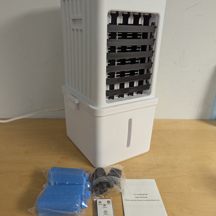 SimerSure 3-in-1 Portable Evaporative Air Cooler with Removable Water Tank, Ice Packs, Timer & Remote Control