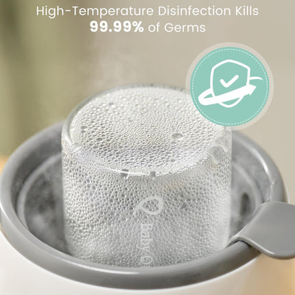 Bottle Warmer, GROWNSY 8-in-1 Fast Baby bottle Warmer with Timer LCD Display Acc