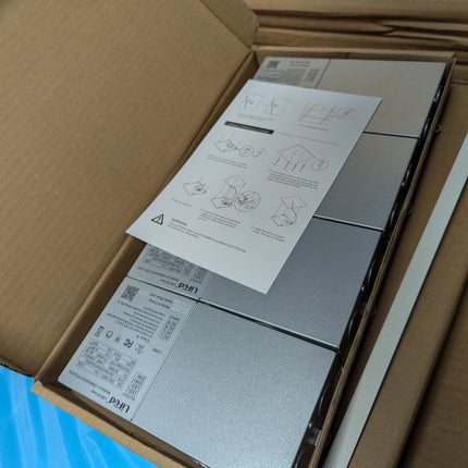 2X4 LED Flat Panel Light,4 Pack,0-10V Dimmable,75W with 7800 Lumens,5000K Daylig