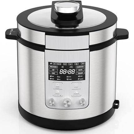 GIHETKUT 14-in-1 Electric Pressure Cooker, 6.3 Quart Multi Cooker, Rice Slow Coo