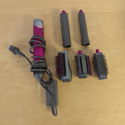 Dyson Airwrap Multi-Styler Complete Long for Long Hair, Fuchsia/Nickel, 5 Attachments (No Firm Brush)