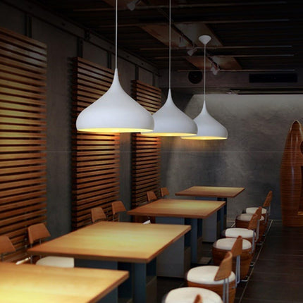 Modern Pendant Chandelier Lamp E27 110V Ceiling Pendant Light Metal Lamp Shade H