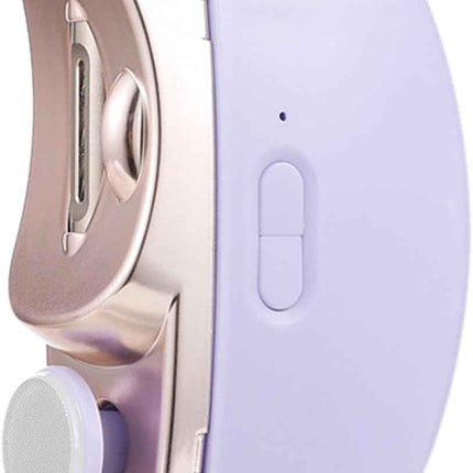 WHITE Automatic Electric Nail Clipper with Polishing,USB Rechargeable Safety Fin