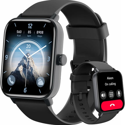 Smart Watch for Men Women (Answer/Make Call), Alexa Smartwatch Compatible with A