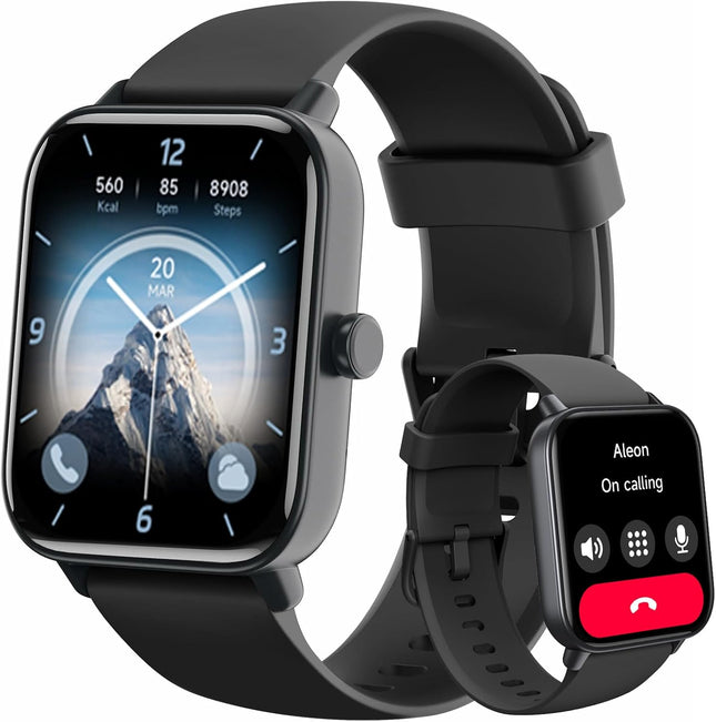 Smart Watch for Men Women (Answer/Make Call), Alexa Smartwatch Compatible with A