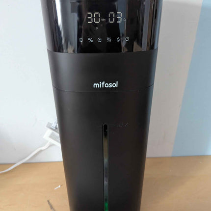 Humidifier Large Room, 5.3Gal/20L Cool and Warm Mist Humidifiers for Bedroom 2000 sq ft, Humidificateur for Whole House Home Plants, Top Fill Humidifiers with Diffuser & Extended Tube, Black