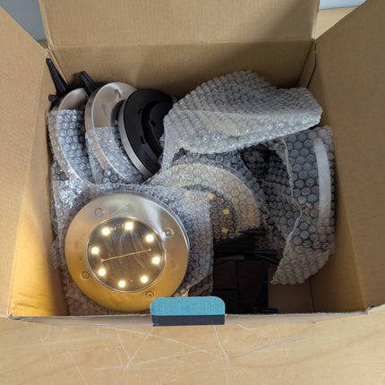 SOLPEX Solar Lights Outdoor Waterproof, 8 Pack Solar Ground Lights