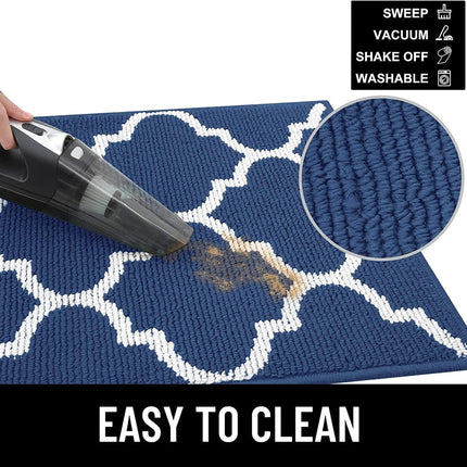 OLANLY Indoor Door Mat, 71" x 47", Non-Slip Absorbent Resist Dirt Entrance Mat,