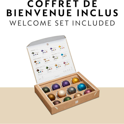 Nespresso Vertuo Plus Coffee and Espresso Machine by Breville - Ink Black