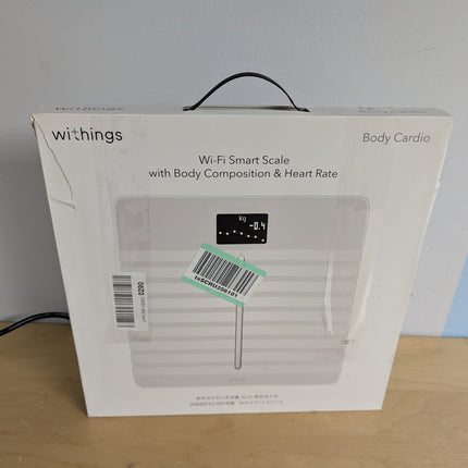 Withings Body Cardio – Premium Wi-Fi Body Composition Smart Scale, Tracks Heart