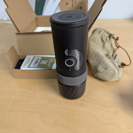 OutIn Mino Portable Electric Espresso Machine, Mini Camping Coffee Maker for Tra