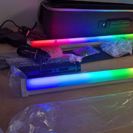 Aputure Amaran PT2c 2 Light Kit,Pixel Tube Light,8 RGBWW Pixels Tube LED,16W Pow