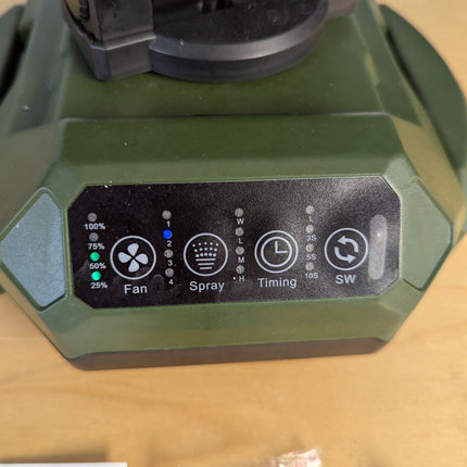 Portable Misting Fan 150° Oscillating,30000mAh Rechargeable Battery Powered,4 St