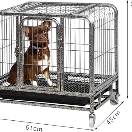 Metal Dog Cage Heavy Duty Dog Crate 15 Kg Body Weight Under Pet, Pomeranian, Chi