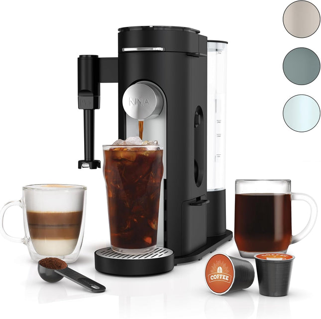 Ninja | Coffee Maker | Single Serve |Brew with Coffee Pods & Grounds| Compatible
