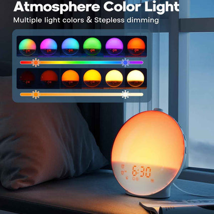 Dekala Sunrise Alarm Clock, Smart Wake Up Light, APP Control, Sunrise Sunset Sim
