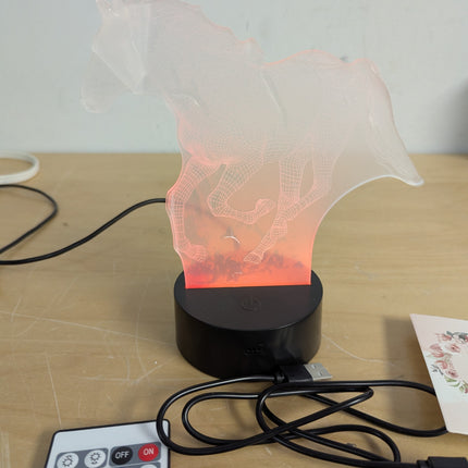 3D Horse Lamp for Kids Girls Boys Horse Lover Gifts,16 Color Remote Control LED