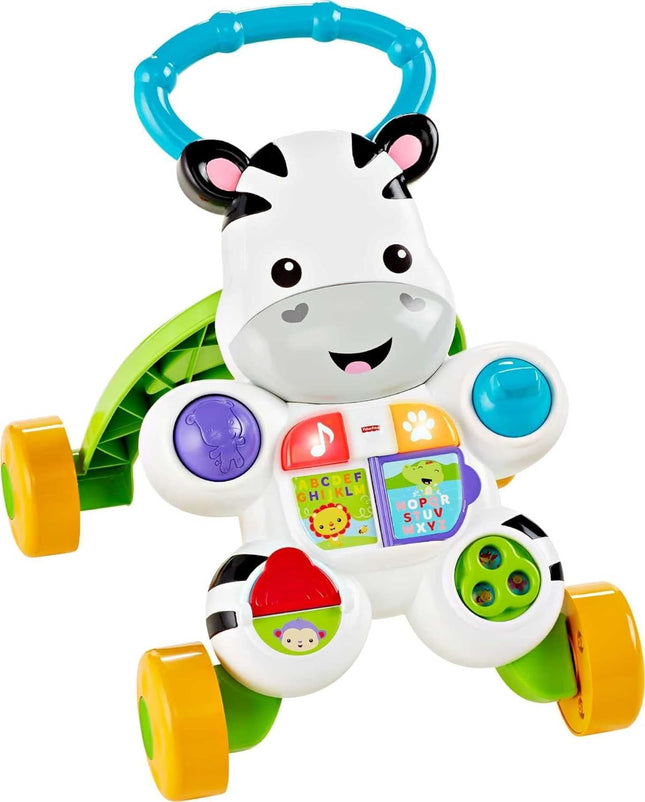 Fisher-Price Learn with Me Zebra Walker, Musical Baby Push Toy
