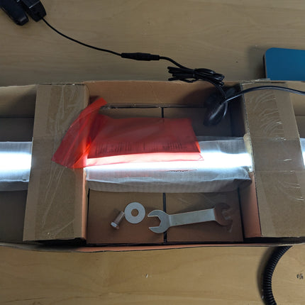 EDISHINE Wooden LED Corner Floor Lamp with Remote, Minimalist Dimmable Atmospher