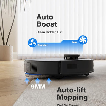 ECOVACS DEEBOT T30S Robot Vacuum and Mop, 11000Pa, ZeroTangle Technology, TruEdg