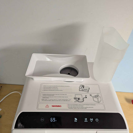 Hermitlux Countertop Dishwasher, 5 Washing Programs Portable Dishwasher With 5-L