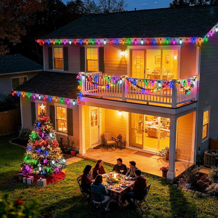 Joomer Christmas String Lights, 65FT 100 LED C9 Color Changing RGB Xmas Tree Lig
