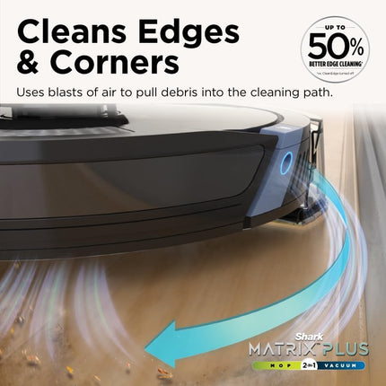 Shark Matrix Plus 2in1 Robot Vacuum & Mop with Sonic Mopping, Matrix Clean, Home