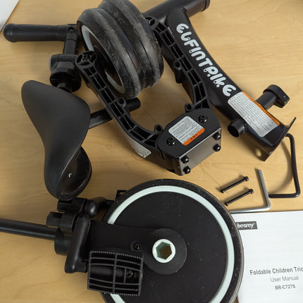 besrey 3 in 1 Toddler Bike for 1 Years to 4 Years Old Kids, Toddler Tricycle Kid