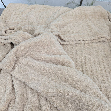 David's Home Ultra Soft Fleece Blanket King Size for Bed, Plush Shaggy Fluffy 3D