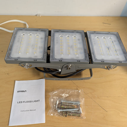 STASUN 300W LED Flood Light, Mini Series Outdoor Floodlight, 30000LM 6000K Dayli