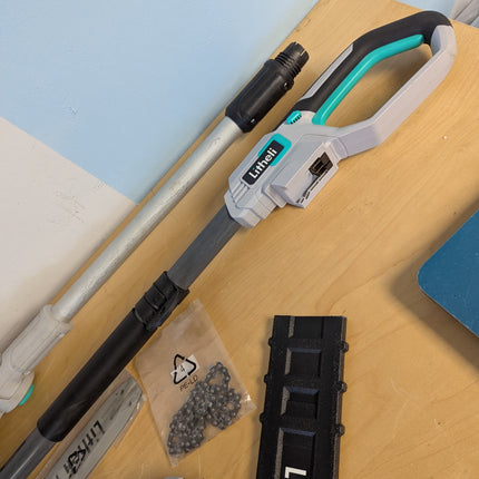 Litheli Cordless Pole Saw 10-Inch, 20V Battery-Powered Pole Saws for Tree Trimmi