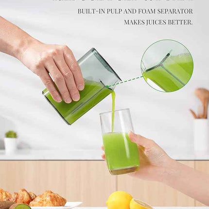 GDOR Juicer Machine, Electric Centrifugal Juicer with Titanium Enhanced Cut Disc