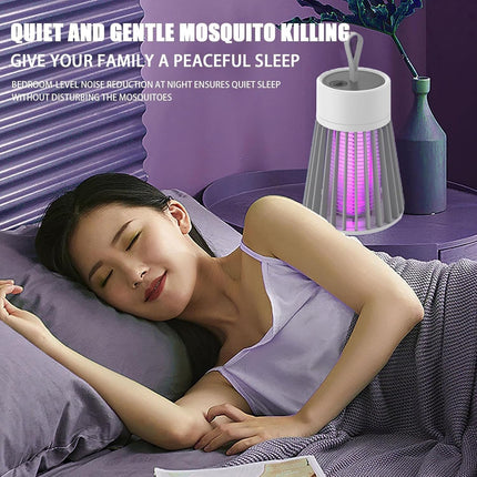 2025 New Mosquito Zapper, 2 in 1 Portable Cordless Camping Lamp, Mute and USB Ch
