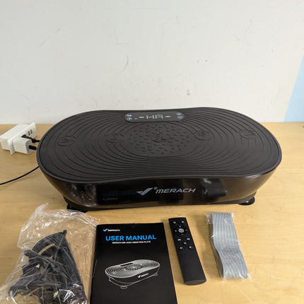 Merach V33 Pro Vibration Plate Exercise Machine with LED Touchscreen, 99 Speeds, Bluetooth Speakers, 350 lb Capacity
