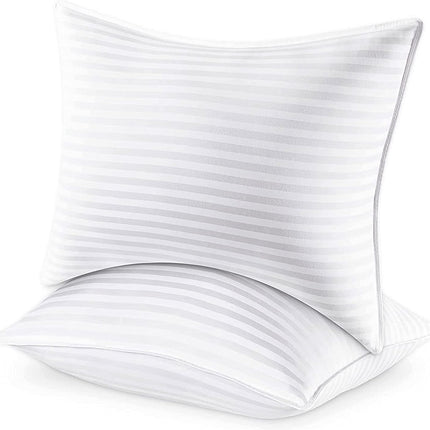 Premium Homes Collection Bed Pillows for Sleeping - Standard Size, Set of 2 - Co
