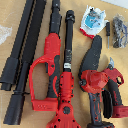 (Tool Only) 8 Inch Mini Chainsaw with Extension Pole for Milwaukee 18V