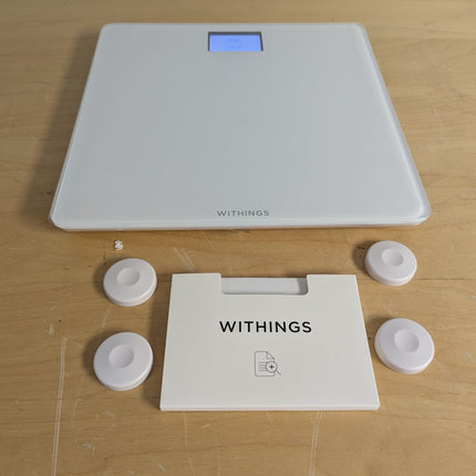 Withings Body Smart Weight & BMI Wi-Fi Digital Scale with HealthMate App, 8 Users, Pregnancy & Baby Mode