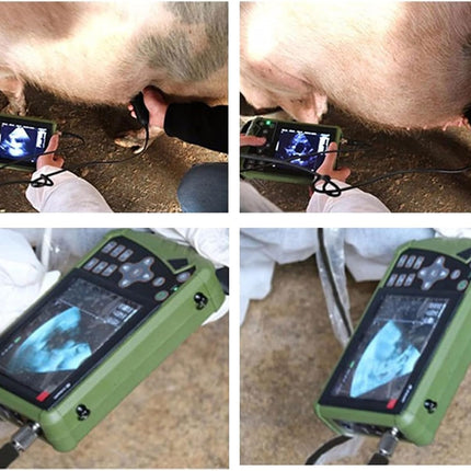Veterinary Ultrasound Scanner Kit for Cattle, Horses, Pigs & Sheep, Portable Handheld Vet Scanner with Waterproof Probe