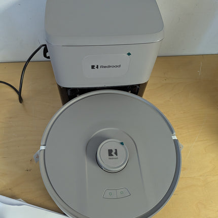 Redroad Robot Vacuum and Mop, 15000Pa, 90-Day Self-Emptying, Grey