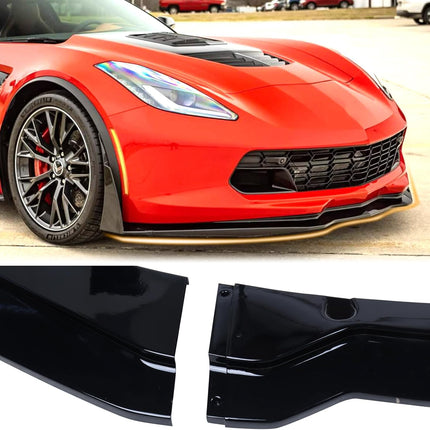 NOPOCA Front Bumper Lip Fit for 2014-2019 Chevy Corvette C7 Z06 & Grand Sport Sp