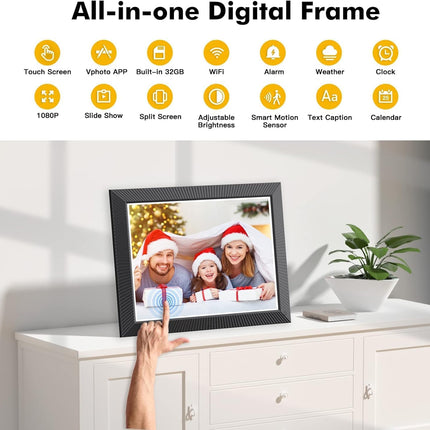 16.2-inch Smart Digital Picture Frame - NETHGROW