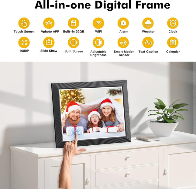 16.2-inch Smart Digital Picture Frame - NETHGROW