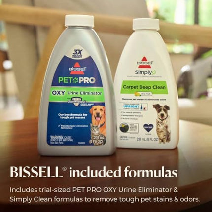 FAULTY BISSELL Revolution HydroSteam Pet Carpet Cleaner, Upright Deep Cleaner, H