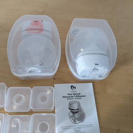 Bellababy Hands-Free Breast Pumps Wearable Upgraded with 17mm, 19mm, 21mm Insert