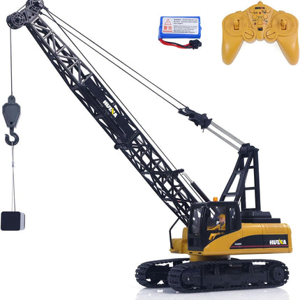 HUINA 572 15CH RC Construction Crane Truck Tower Excavator, 1/14 Scale