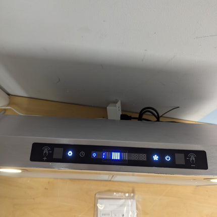 HisoHu 30 Inch Under Cabinet Range Hood with 1200-CFM, 4 Speed Gesture Sensing&T