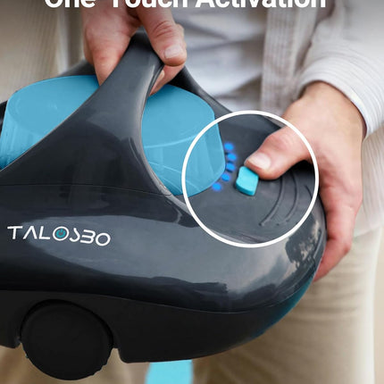 TALOSBO PLECO SE Pool Robots, 130 Mins Powerful Cleaning, Dual Drive Motors, Qui